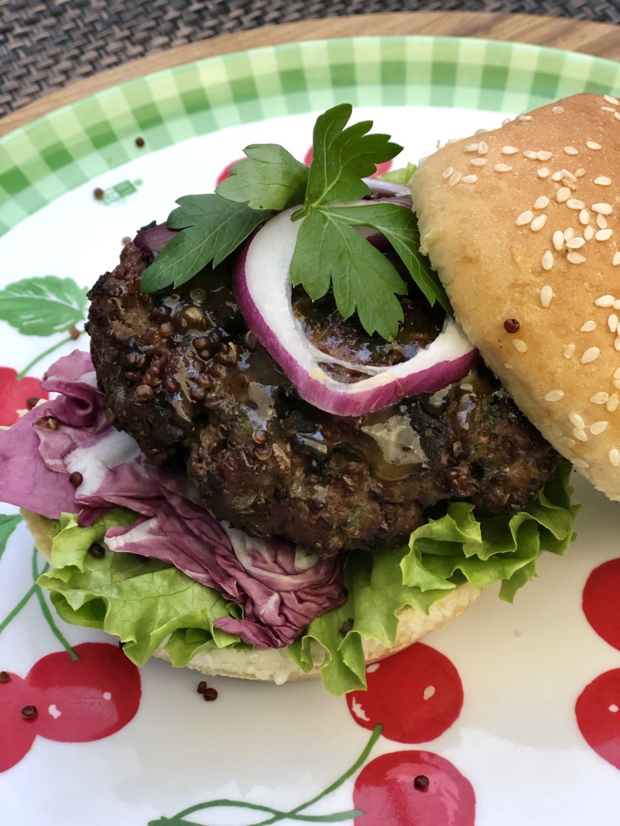 Quinoa burger